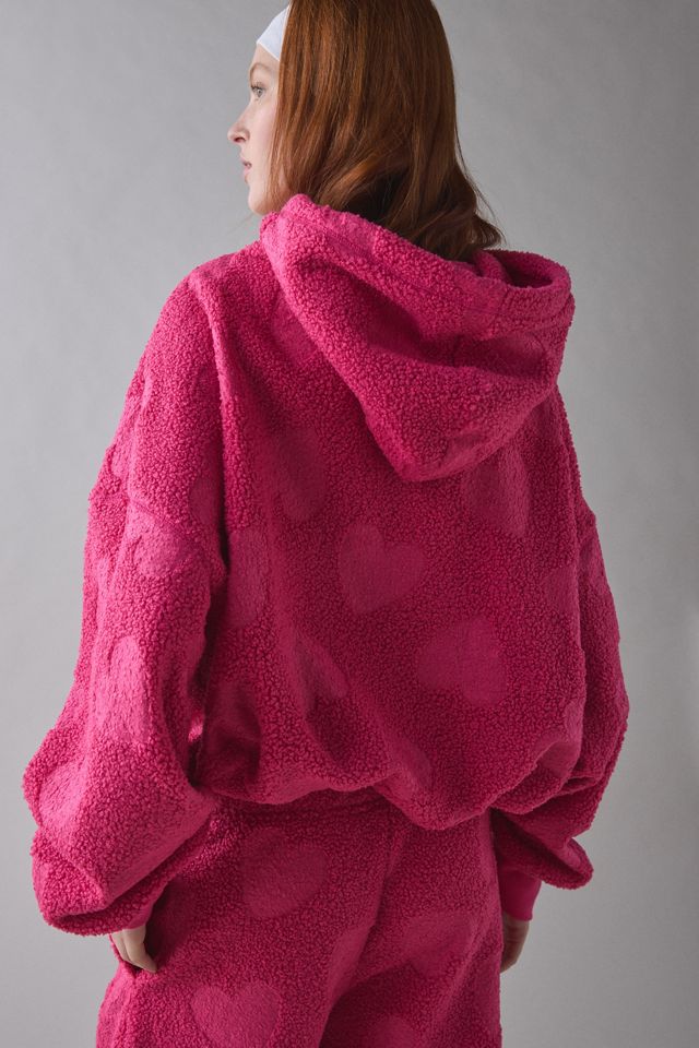 Out From Under Try Me Piled Fleece Printed Bubble Hoodie Sweatshirt #2