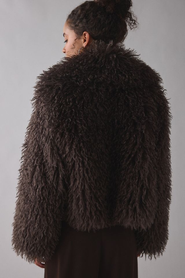 Azalea Wang Ruperta Shaggy Faux Fur Jacket #3