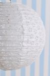 Lace Printed Round Paper Lantern Pendant Shade