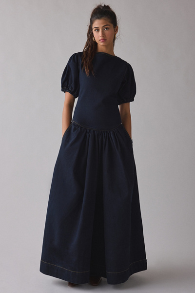 white christmas dresses Marine Layer Daisy Sleeveless Denim Minidress main image 1