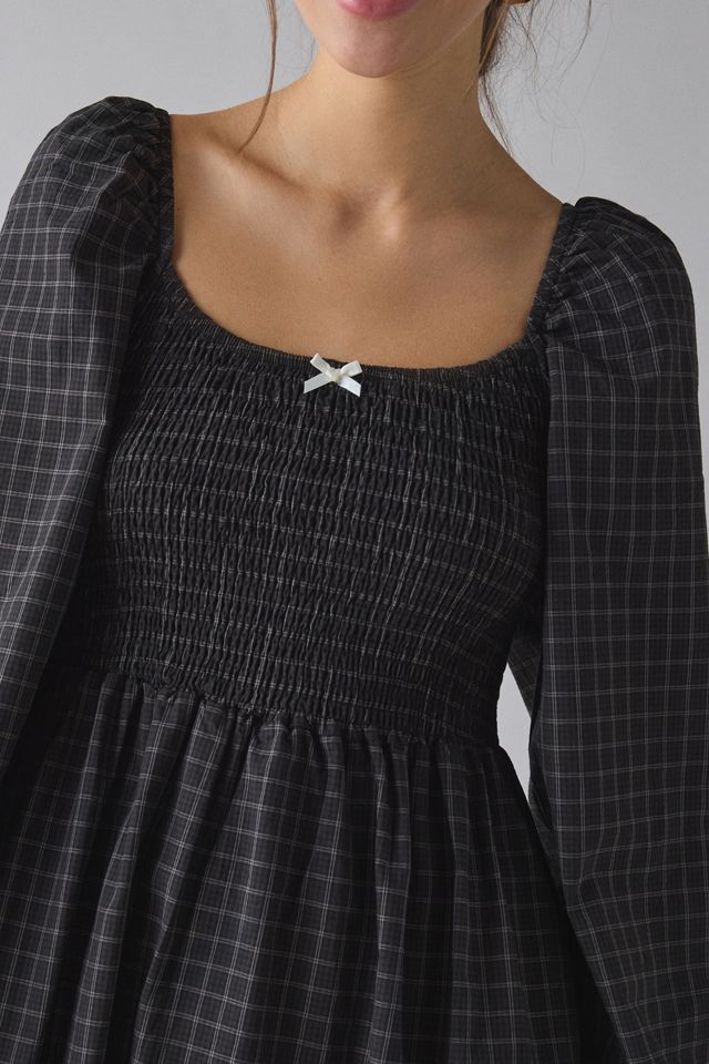 Robe longue froncée à manches longues Greta Daisy Street #1