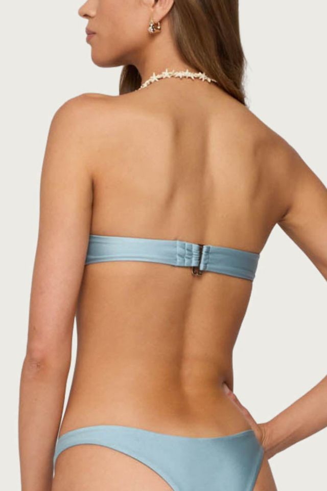 Edikted Mesa Metal Ring Bandeau Bikini Top #4