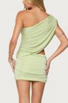 Edikted Fiora One Shoulder Cutout Mini Dress