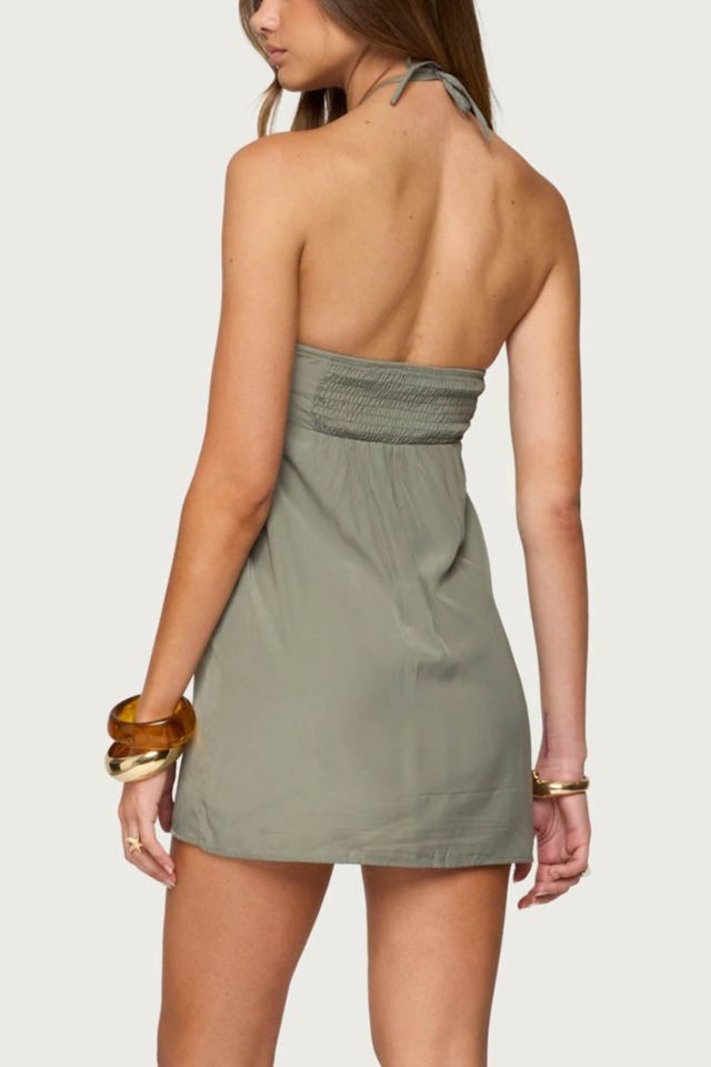 Edikted Anetta Keyhole Halter Mini Dress #2