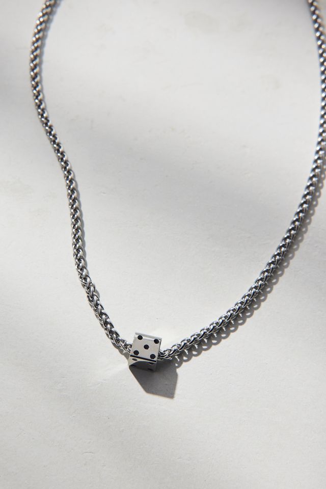 Collier imperméable avec pendentif dé #1