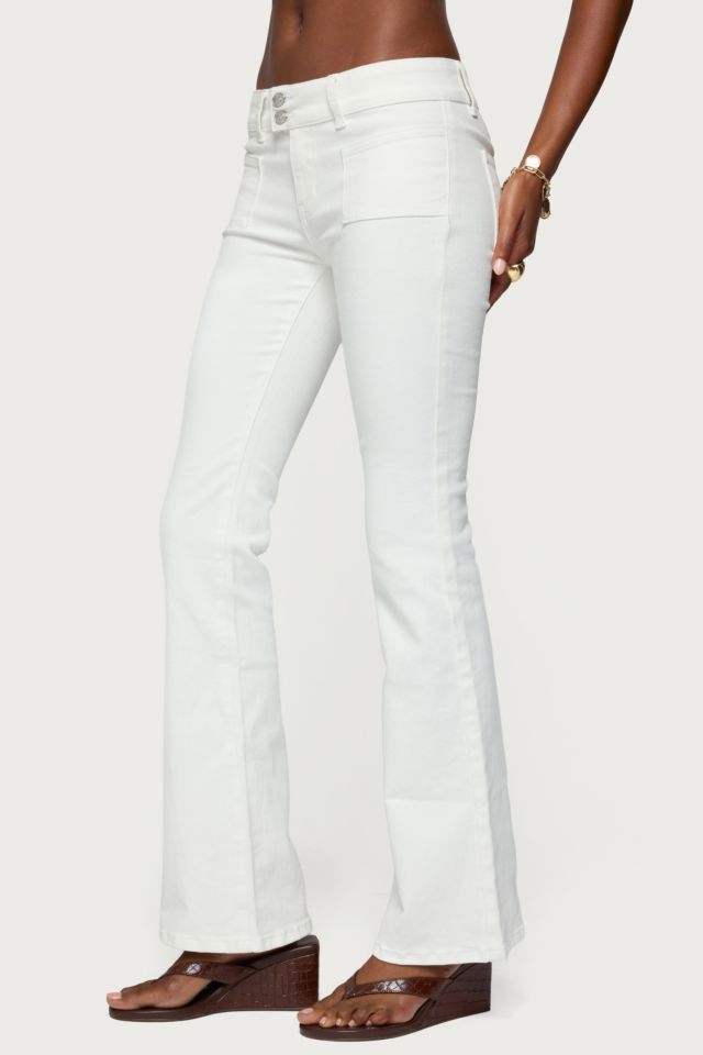 Edikted Mattea Low Rise Flared Jeans #2