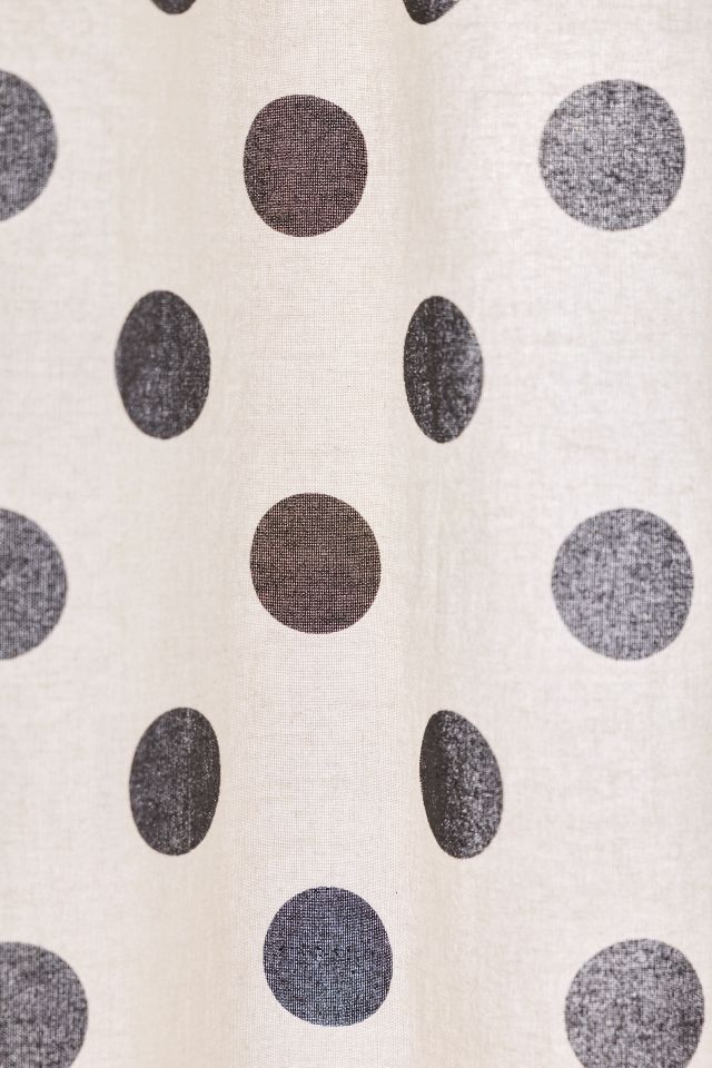 Polka Dot Patterned Shower Curtain #1
