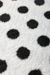 Polka Dot Plush Printed Bath Mat