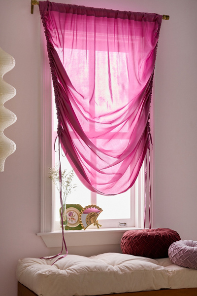 Satin Roman Shade Window Panel | Urban Outfitters