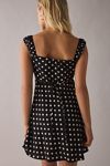 Kiss The Sky Arabella Polka Dot Babydoll Mini Dress