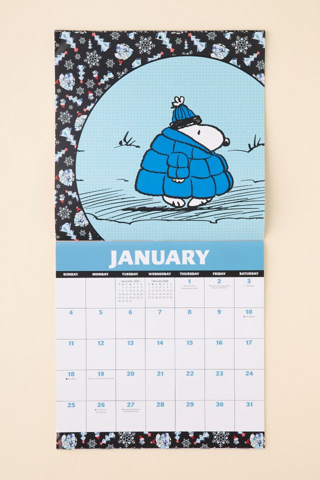 Peanuts Snoopy 2026 Wall Calendar #1