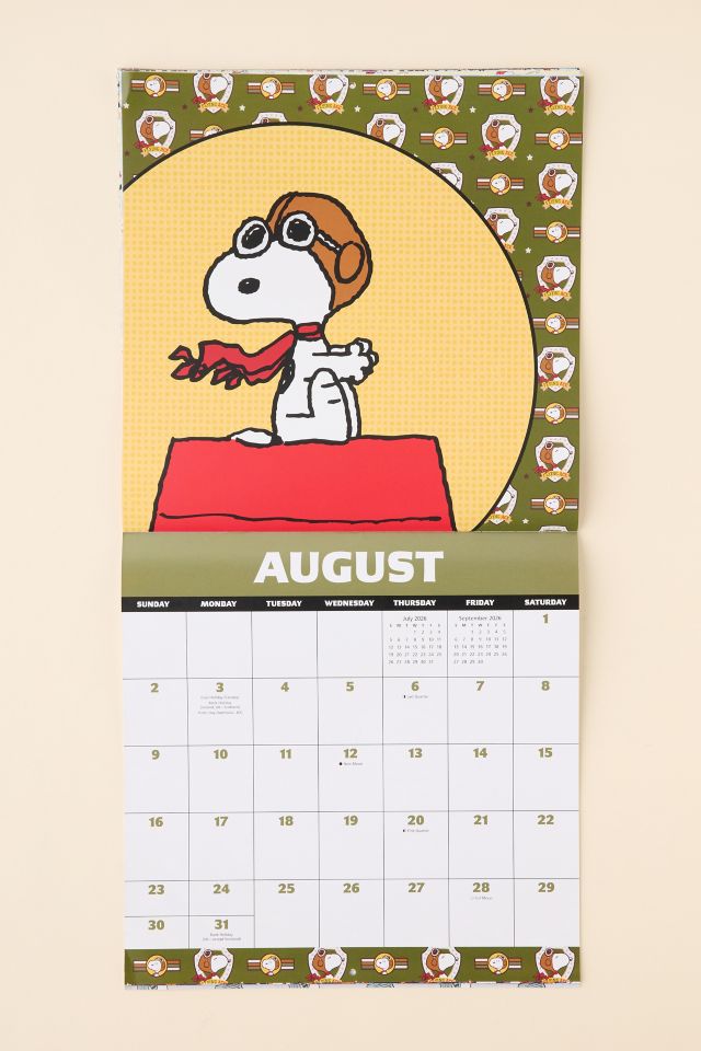 Peanuts Snoopy 2026 Wall Calendar #3