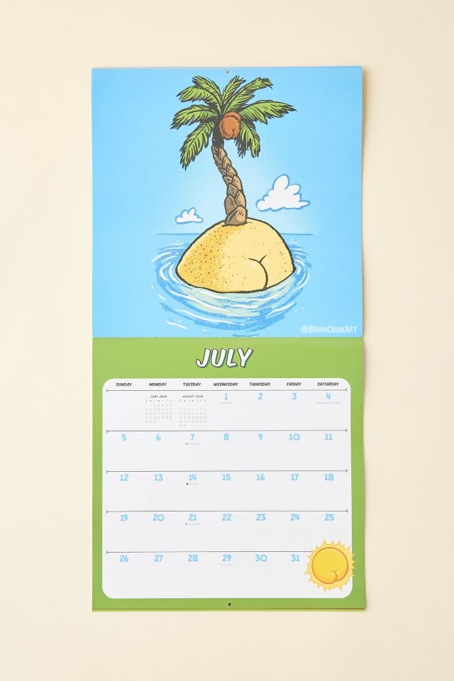 Butts On Things 2026 Wall Calendar #2