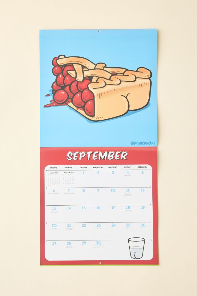 Butts On Things 2026 Wall Calendar #3
