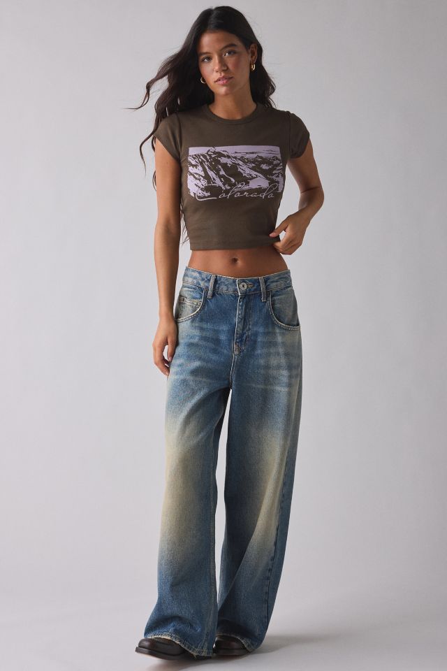 Colorado Ski Slopes Graphic Baby Tee #2