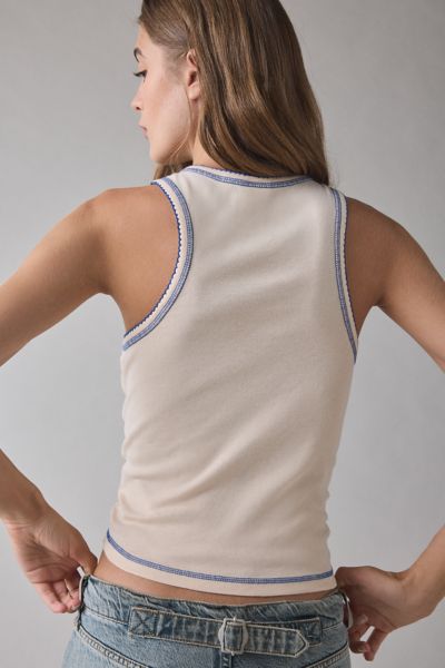 Trout Fish Icon Applique Graphic Tank Top