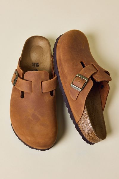 Birkenstock Women's Boston Oiled Leather Clogs