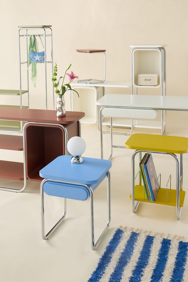 Boden Chrome Storage Nightstand #3