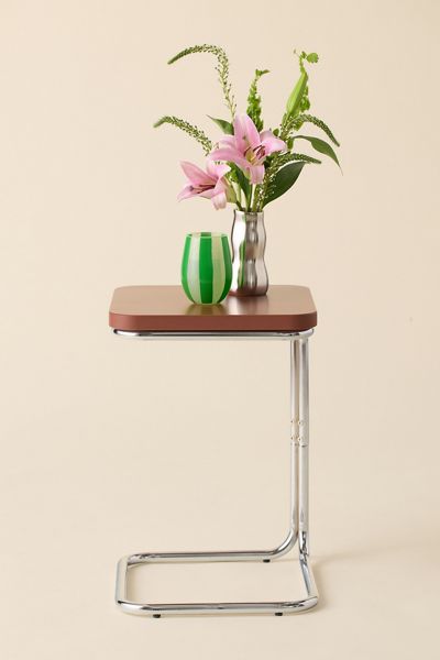 Boden Chrome C-Side Table