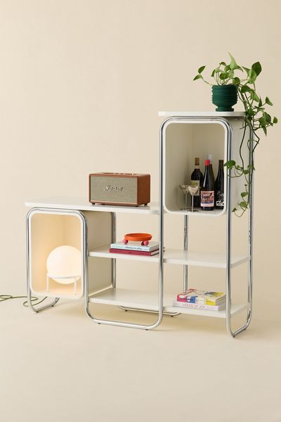 Romie Wide 4-Drawer Storage Shelf