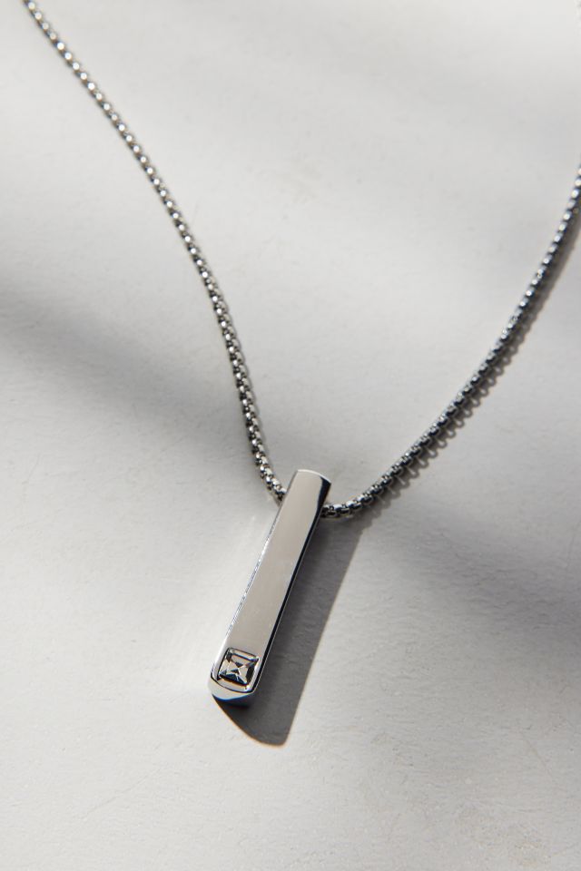 Bar Pendant Waterproof Necklace #1
