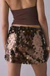 Glamorous Sequin Low-Rise Mini Skirt
