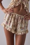 Out From Under Daydream Satin Flyaway Cami + Micro Short PJ Set