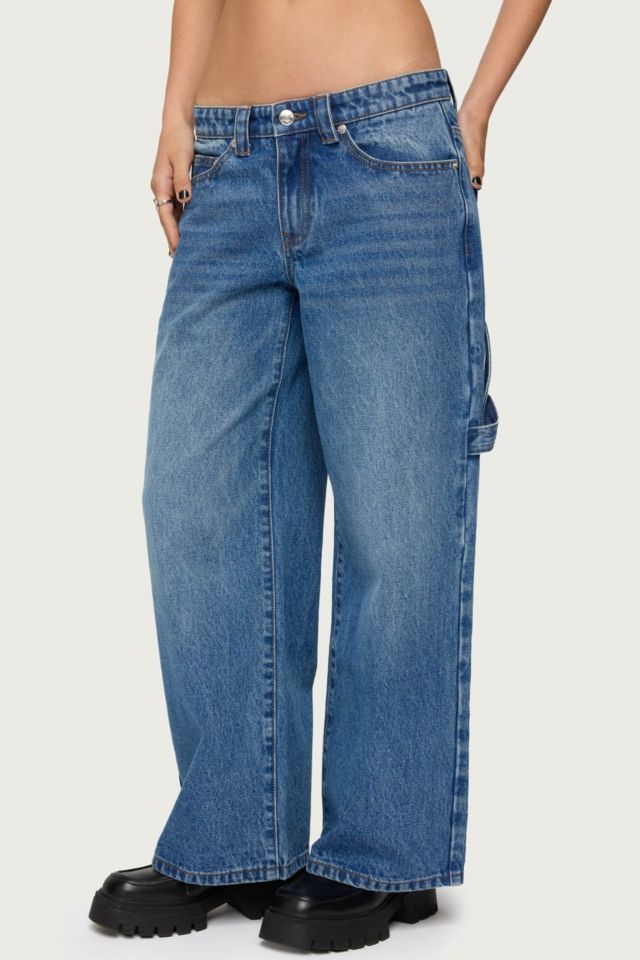 Edikted Petite Carpenter Low Rise Jeans #3