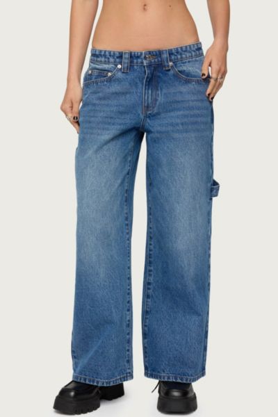 Edikted Petite Carpenter Low Rise Jeans
