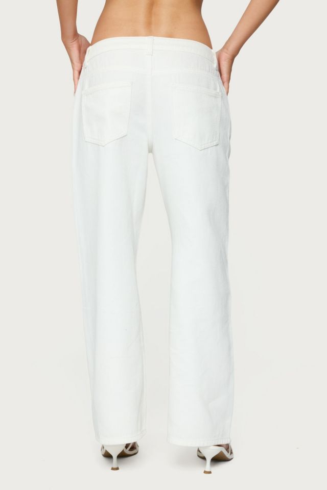 Edikted Petite Roman Low Rise Slouchy Jeans #4