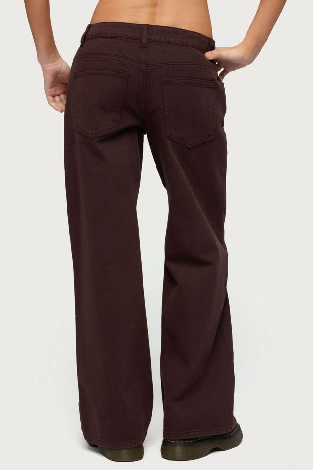 Edikted Petite Roman Low Rise Slouchy Jean #4