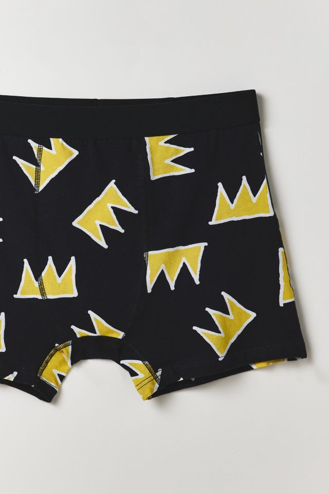 Basquiat Crown Pattern Boxer Brief #1