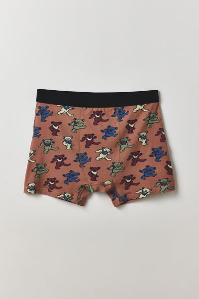 Grateful Dead Bear Pattern Boxer Brief