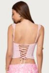 Edikted Wynne Chiffon Ruffle Corset