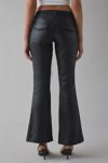 BDG Brigid Faux Leather Ultra Low-Rise Bootcut Utility Pant