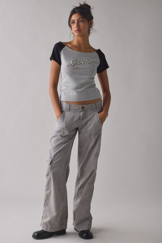 Spoilt ’99 Graphic Off-The-Shoulder Baby Tee #2