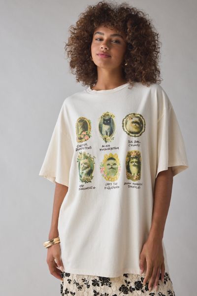 House Of Felines Graphic T-Shirt Dress
