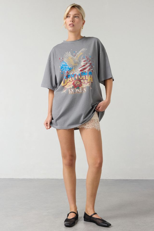 Daytona Eagle Graphic Vintage Wash T-Shirt Dress #2
