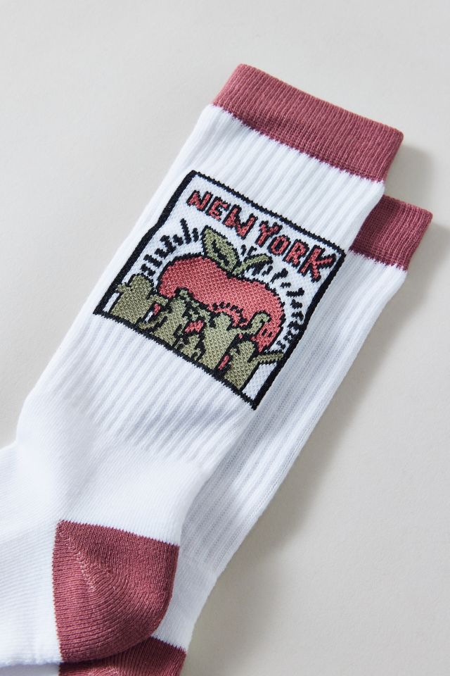 Chaussettes Keith Haring Big Apple NYC Crew #1
