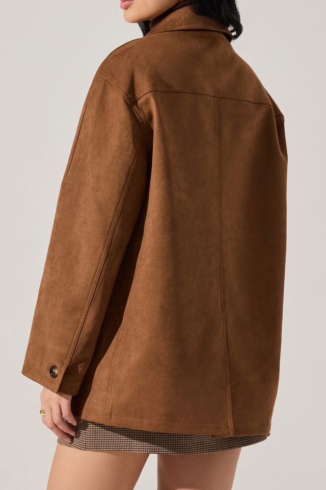 ASTR The Label Presleigh Faux Suede Jacket #2