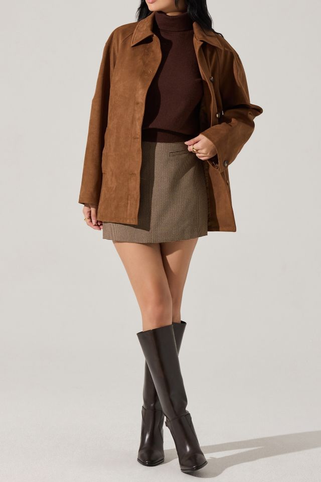 ASTR The Label Presleigh Faux Suede Jacket #3