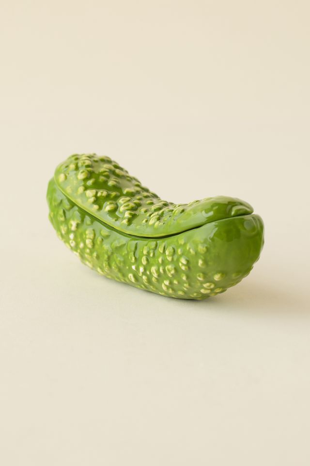 Pickle Ceramic Trinket Box #1