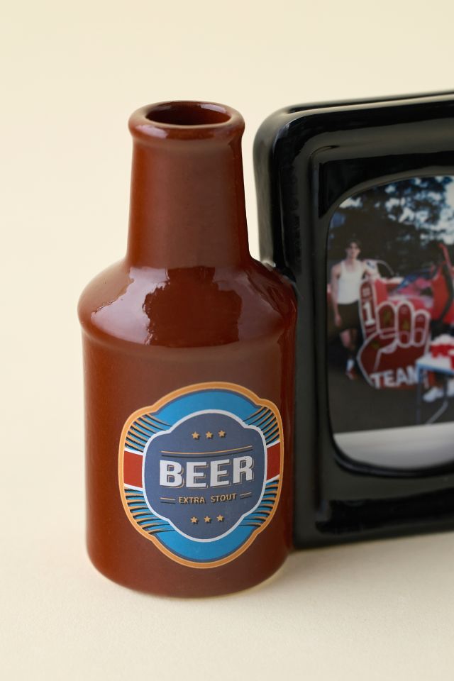 Beer Bottle INSTAX MINI Ceramic Picture Frame Vase #1