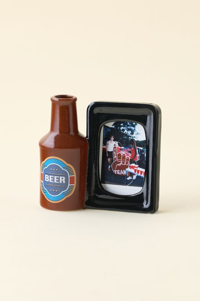 Beer Bottle INSTAX MINI Ceramic Picture Frame Vase #2