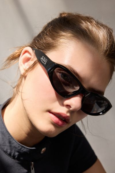 Von Dutch X Aire Blackout Sunglasses In Black, Women's At Urban Outfitters In Black
