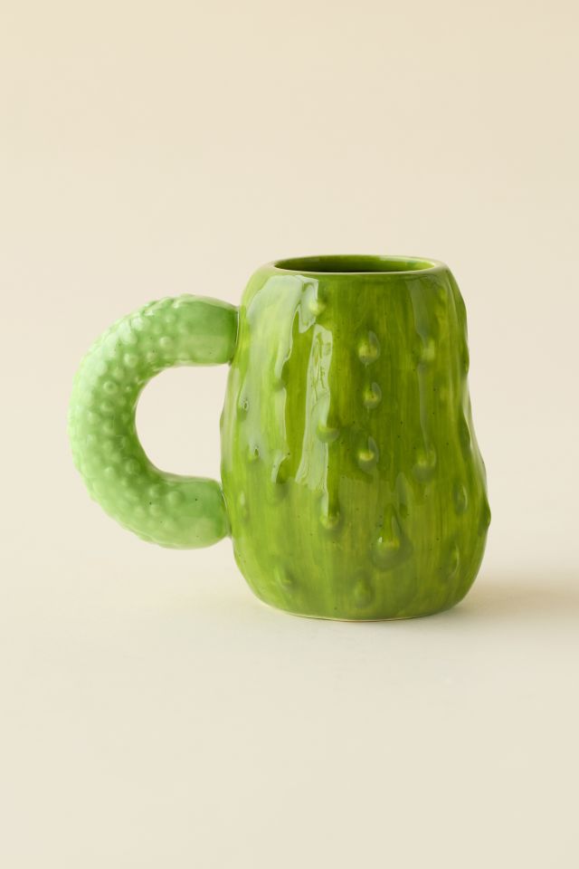 Pickle Sculpted Ceramic Mug #1