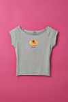 Dunkin' UO Exclusive Graphic Cotton Compression Boatneck Tee