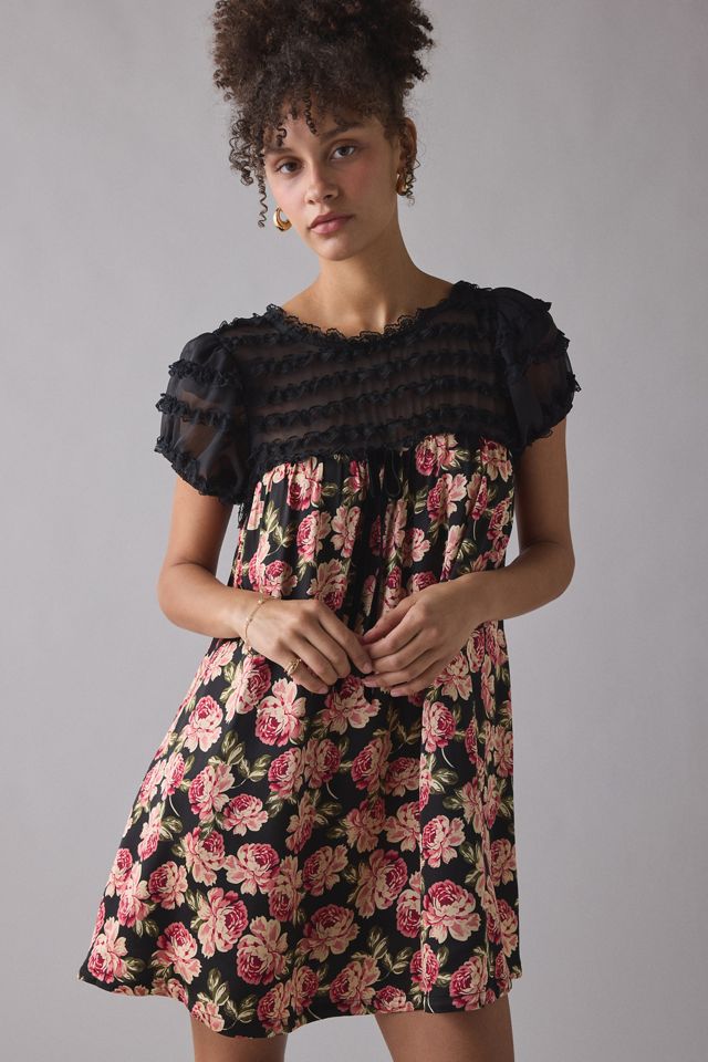 Robe Mini Babydoll Florale Belmond de For Love & Lemons #1