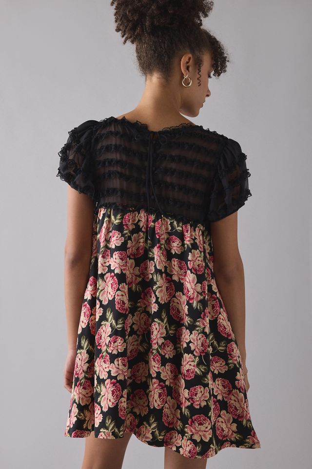 Robe Mini Babydoll Florale Belmond de For Love & Lemons #3