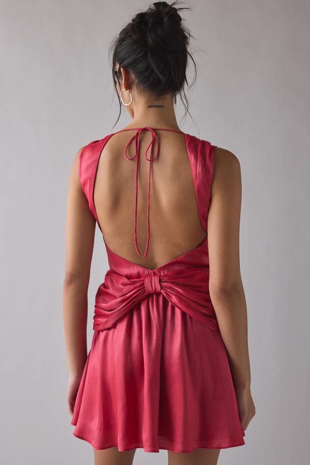 Robe Mini à Taille Basse Stephanie Shimmer de For Love & Lemons #2